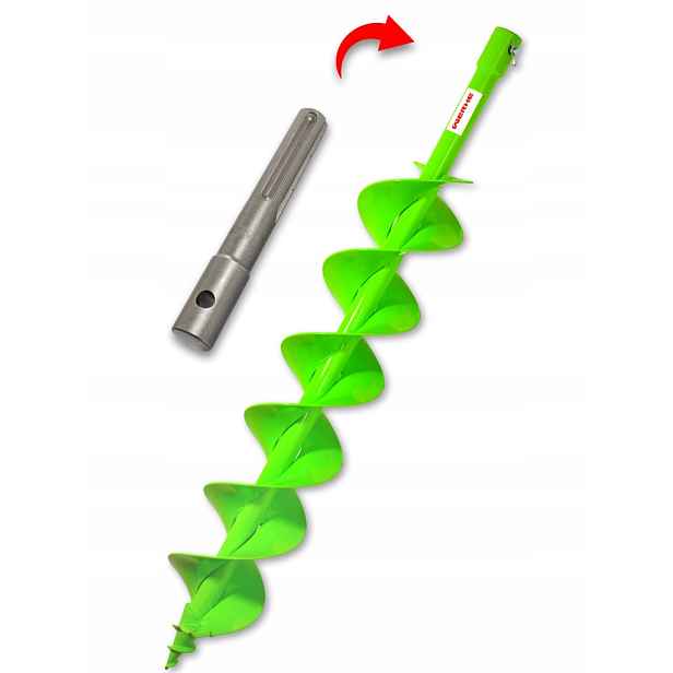 Vrták do půdy 120 mm s adaptérem Sds Max