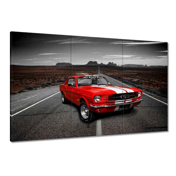 Obrazy 120x80 Červený Ford Mustang