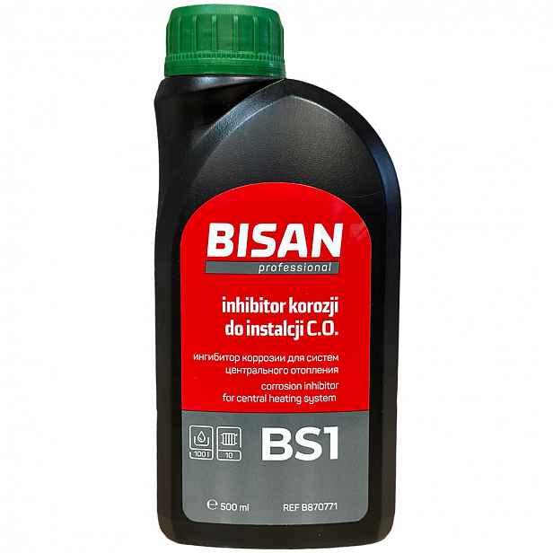 Inhibitor koroze pro systémy ústředního vytápění (c.o) 500 ml Bisan BS1
