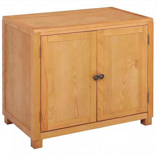 vidaXL Truhlářský se dveřmi Hnědá 78 x 50 x 70 cm Masivní dubové dřevo