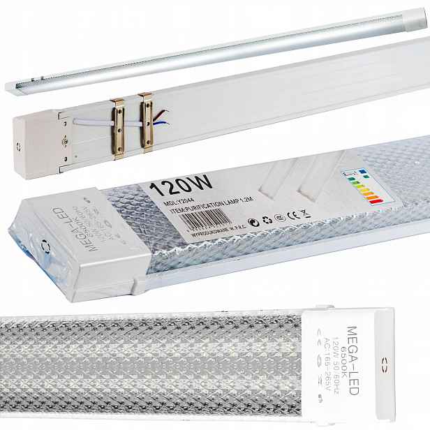 Led Osvětlovací Lampa 120W 120CM Nástěnná Lampa Do Garáže 5ks