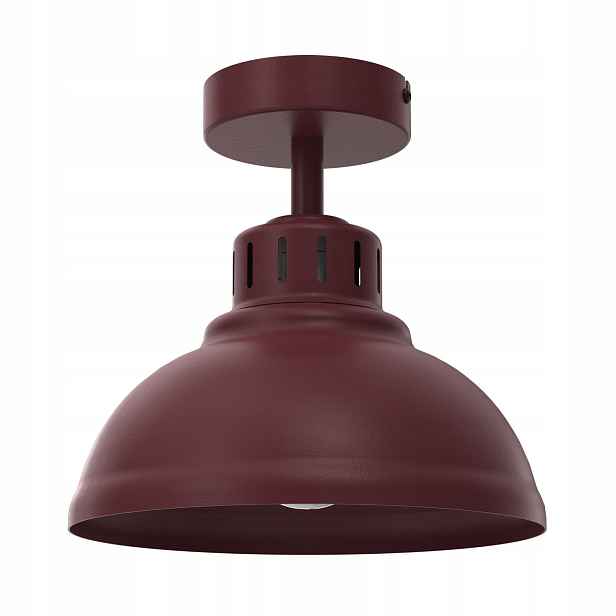 Luminex stropní svítidlo Sven bordó minimalistická 1xE27 15W