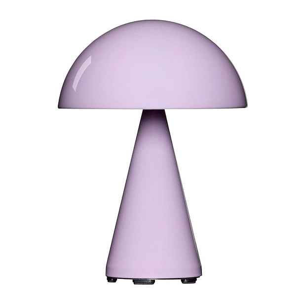 Světle růžová LED stmívatelná stolní lampa (výška 20 cm) Mush – Hübsch