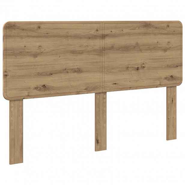 vidaXL Čelo postele Artisanový dub Kompozitní dřevo