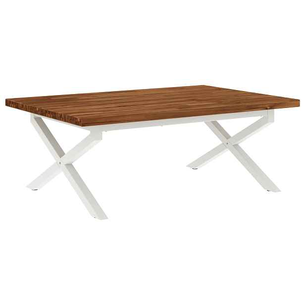 vidaXL Čtvercový jídelní stůl 120 x 90 x 75 cm Masivní akátové dřevo