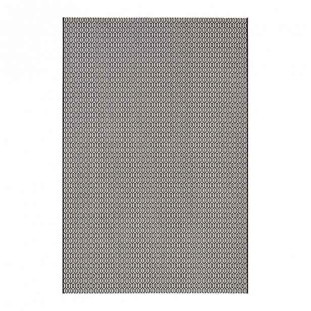 Černo-bílý venkovní koberec Bougari Coin, 200 x 290 cm