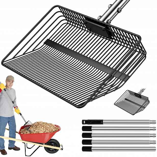 Efektivní Lopata Pro Odstraňování Exkrementů – Regulace 91-125-158-190 CM