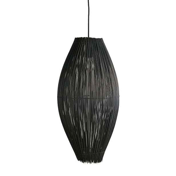 Lustr výška 66 cm Muubs FISHTRAP - černý