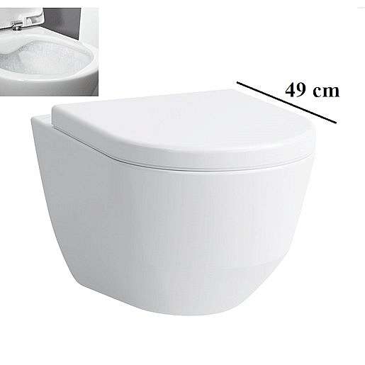 Wc závěsné Laufen Laufen Pro zadní odpad H8209650000001