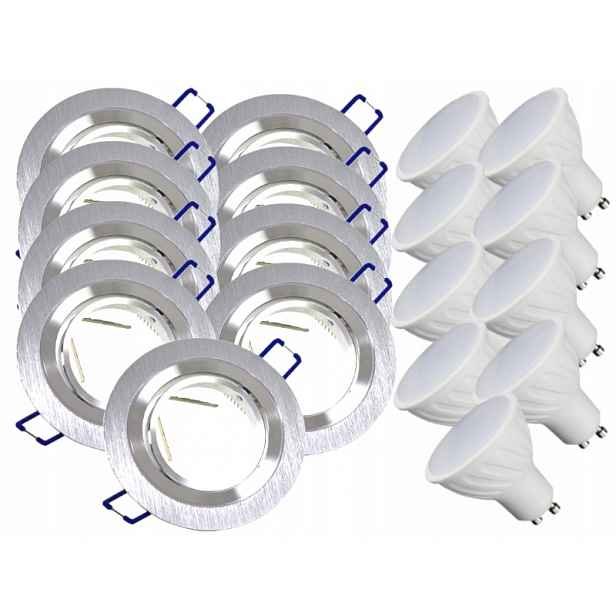 Sada stropních svítidel Halogen 9x žárovky 1,5W