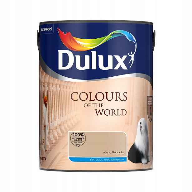Dulux Barvy světa barva na zeď Stepy Bengalu mat 5L
