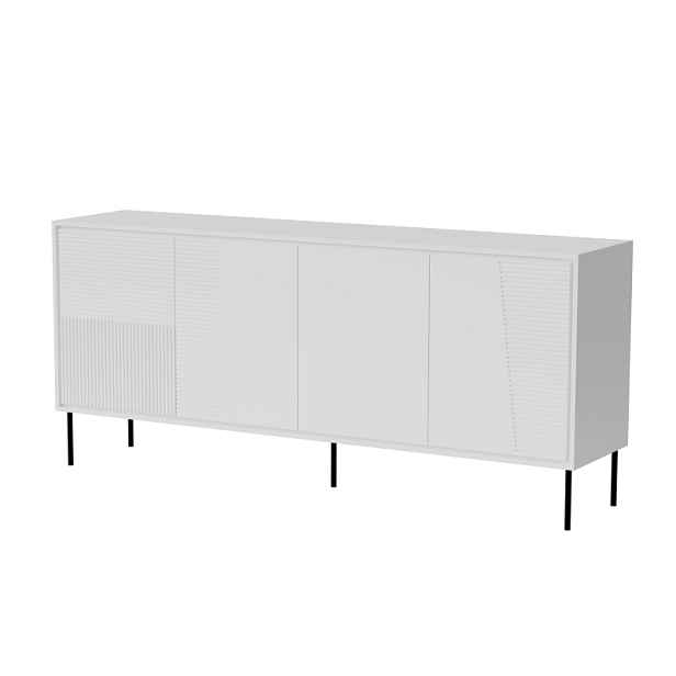 HALMAR Komoda ABI 200 cm bílá