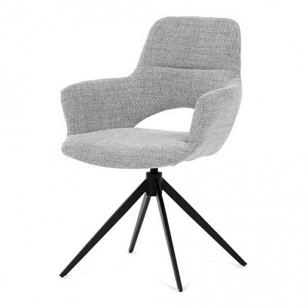 Jídelní židle Autronic šedá látka DCH-D1320 GREY2