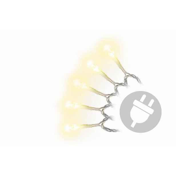 Nexos 820 Vánoční LED osvětlení 5 m - teple bílé, 50 diod