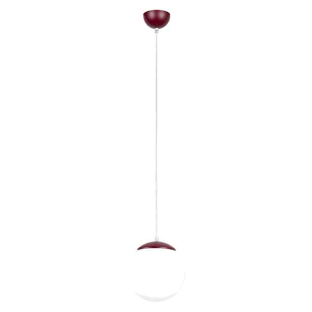 Závěsná lampa Ugo 20 burgundská Stropní osvětlení do obývacího pokoje Kula E27 Sollux