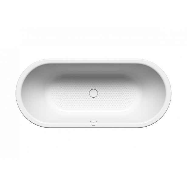 Oválná vana Kaldewei Centro Duo Oval 180x80 cm smaltovaná ocel celoplošný Antislip alpská bílá 282834010001