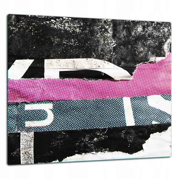 Skleněná Ochranná Deska Panel Lepidlo 65x60 Vzor