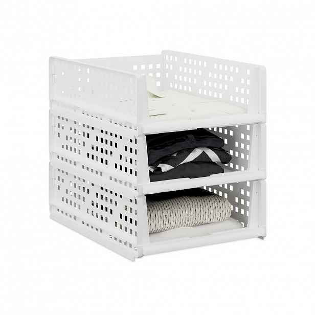 Relaxdays ORGANIZÉR Bílá 3-ks
