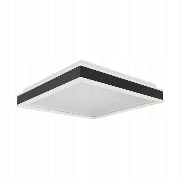 V-tac Stropní svítidlo plafoniera 38W Led triac 3v1 černý čtverec 40x40cm
