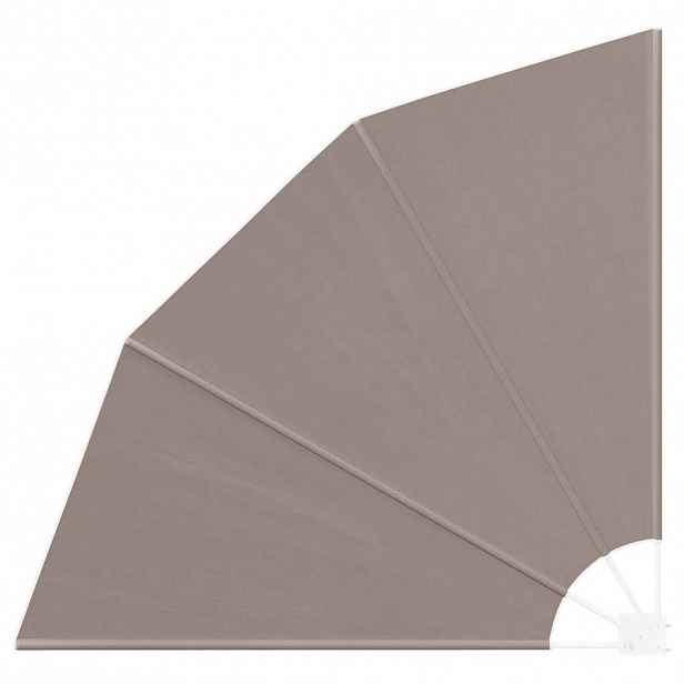 vidaXL Zástěna na balkon 140 x 140 cm Polyester Taupe