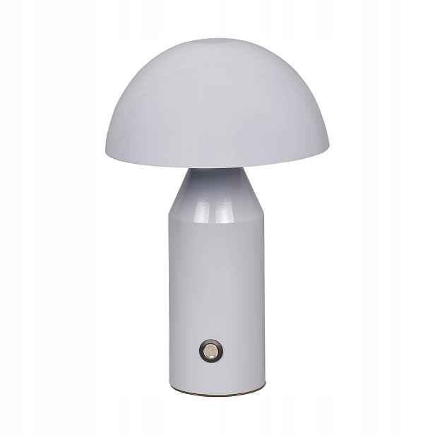 Moderní stolní Led lampa 2W Grzybek Šedá Italux Dorbia
