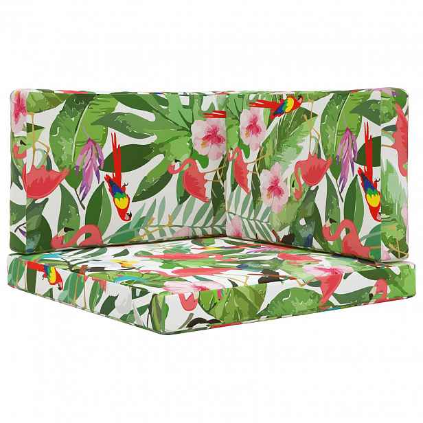 vidaXL Venkovní polštář na pohovku Polyester pestrá 80 x 80 cm
