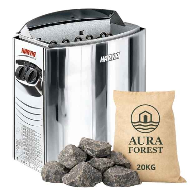 Kamna Harvia Vega BC90 9 kW kameny 20 kg 8-14 m3