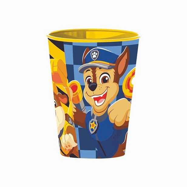 kelímek 0,43l, TLAP.PATROLA, žlutý plast