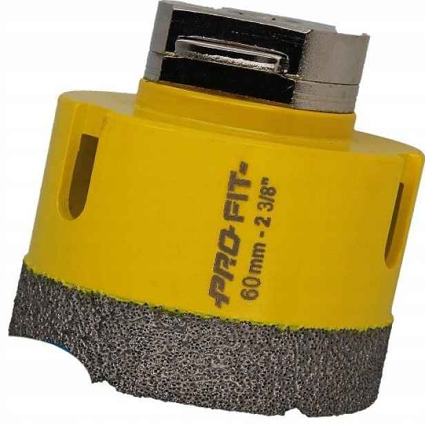 Pro-fit Korunkový Vrták Diamantová D60 mm S10HEX kámen