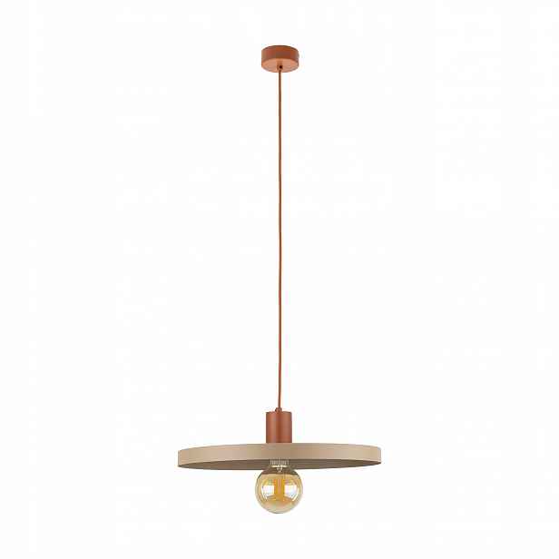 Závěsná lampa Sila cihlová sabia béžová 1xE27 40 cm Loft Osvětlení IP20