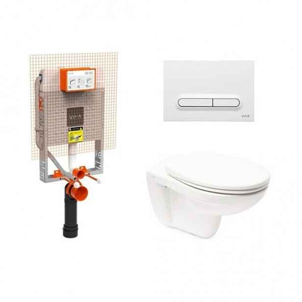 Závěsný WC set k zazdění Vitra Normus SIKOVZW1