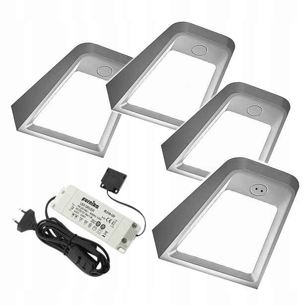 4x Led podskříňkové osvětlení nad pracovní deskou Juno