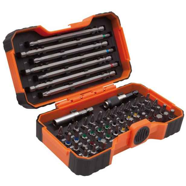 Bahco 59/S54BC Sada Bitů 54 Ks Držáků Adaptér 1/4"