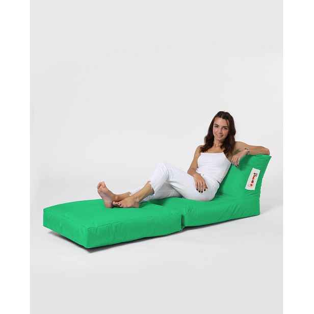 Hanah Home Zahradní sedací vak Siesta Sofa 55/40 cm/ 180/40 cm zelený