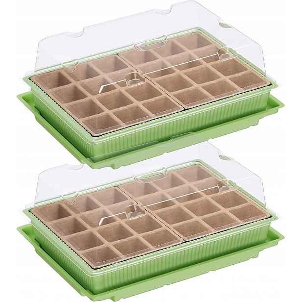 Mini Skleník Pro 24 Rostlin, 2 Ks, 27x19x10 CM
