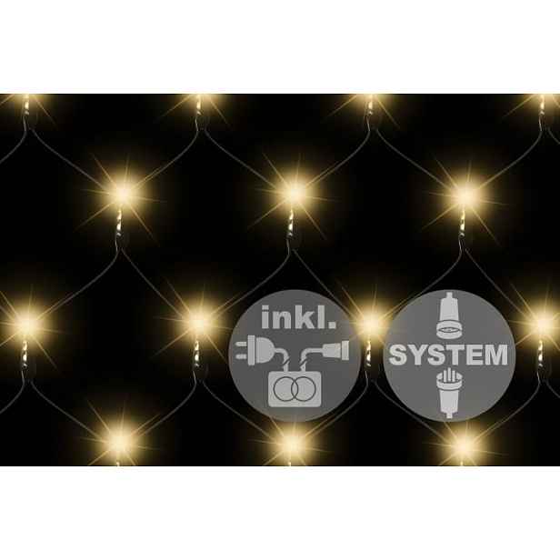 Nexos 2181 diLED světelná síť - 100 LED teple bílá + napájení