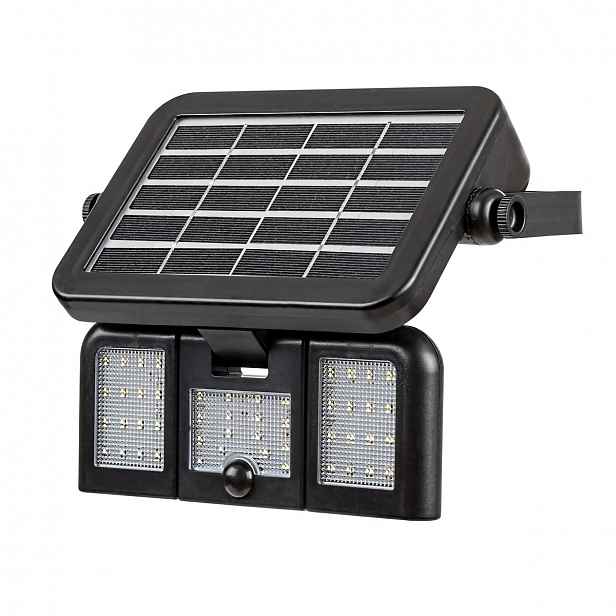 Rabalux 77020 venkovní nástěnné solární svítidlo Lihull, černá