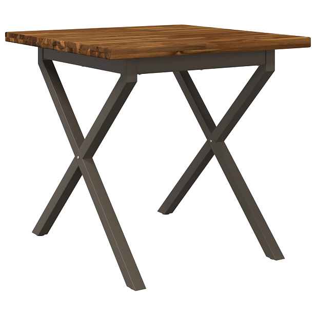 vidaXL Čtvercový jídelní stůl 60 x 55 x 75 cm Masivní akátové dřevo