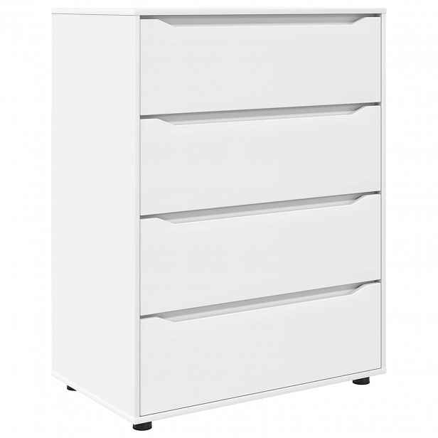 vidaXL Úložné skříně 80 x 48 x 105 cm Kompozitní dřevo Bílá