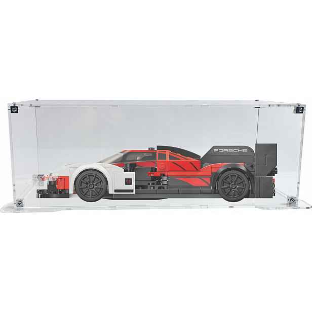 Vitrína s podstavcem Drewlandia pro stavebnici Lego 76916 – Porsche 963