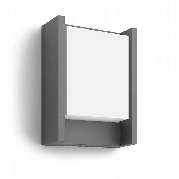 Zahradní Led lampa Fasádní nástěnné svítidlo Arbour 3,8W IP44 Antracit Philips