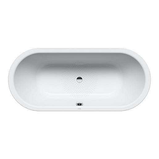 Oválná vana Kaldewei Classic Duo Oval 160x70 cm smaltovaná ocel Perl-effekt,Antislip alpská bílá 291330003001