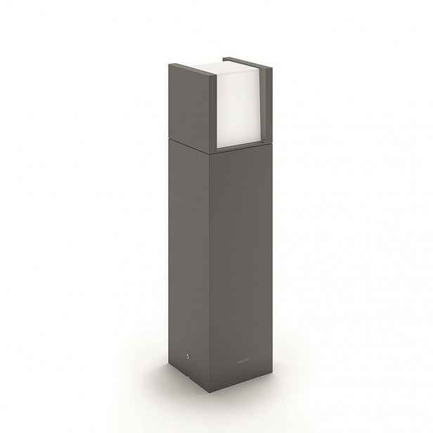Philips 16462/93/P3 Arbour Venkovní sloupkové LED svítidlo 40 cm, antracit