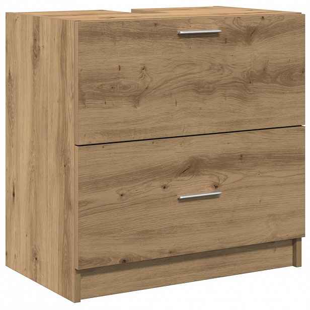 vidaXL Koupelnová skříň Artisanový dub 59 x 37 x 59 cm