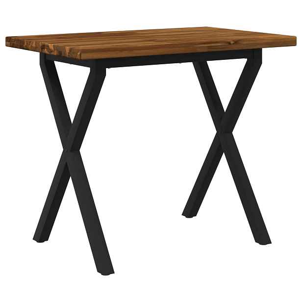 vidaXL Čtvercový jídelní stůl 110 x 55 x 75 cm Masivní akátové dřevo