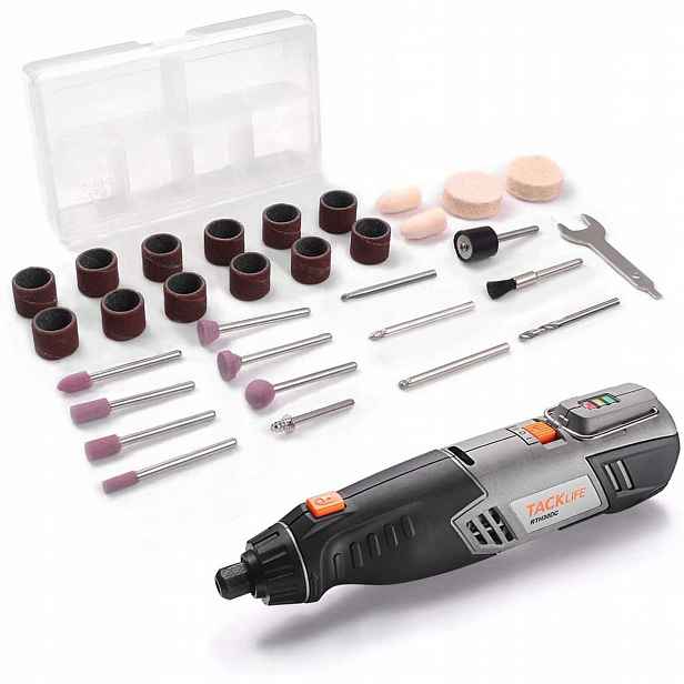 Minibruska 12V KD1669 Sada S Příslušenstvím