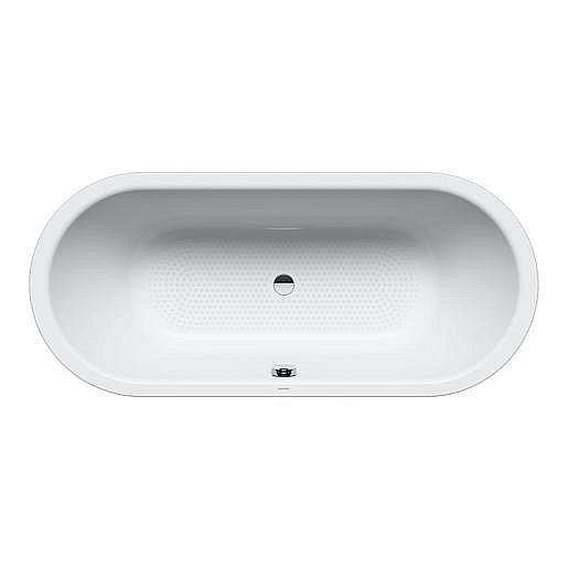 Oválná vana Kaldewei Classic Duo Oval 160x70 cm smaltovaná ocel celoplošný Antislip alpská bílá 291334010001
