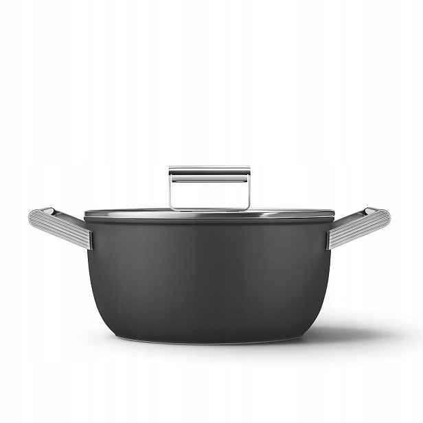 Smeg 0 Hrnec 24 cm Černý (matný) CSF2412BLM
