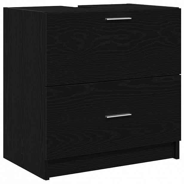 vidaXL Koupelnová skříň Černý dub 59 x 37 x 59 cm Kompozitní dřevo