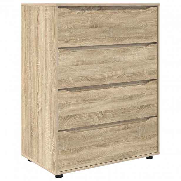 vidaXL Úložné skříně 80 x 48 x 105 cm Kompozitní dřevo Sonoma dub